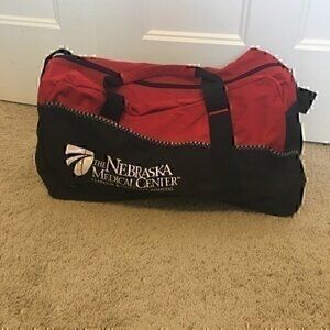 Nebraska Medical Center vintage duffle bag